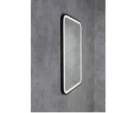 SAPHO CETIS zrcadlo s LED osvětlením 60x80cm, černá mat (3)
