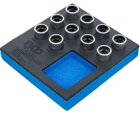 BGS Vložka do dílenského vozíku 1/6: sada zástrčných hlavic pro bezpečnostní šrouby ráfků pro (1)