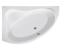 AQUALINE ORAVA vana 150x90x38cm, levá, bílá