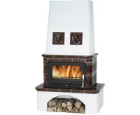 ABX Laponie -Kachlová kamna s výměníkem 7kw hnědá | AKCE Zdravá láhev 0,7l
