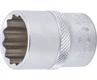 BGS Hlavice nástrčné 1/2", 12ti hranné, palcové, 10 dílů (7)