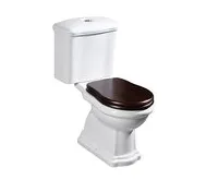 KERASAN RETRO WC kombi mísa 38,5x72cm, spodní odpad, bílá (1)