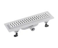 POLYSAN SCENE podlahový žlab s nerezovým roštem, L-455mm, DN40