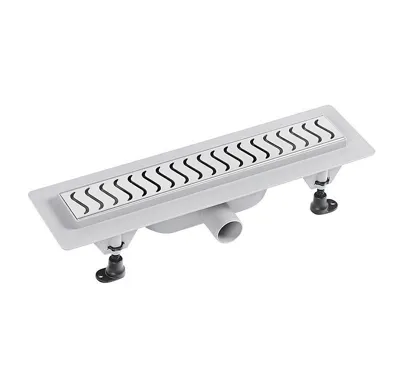 POLYSAN SCENE podlahový žlab s nerezovým roštem, L-455mm, DN40