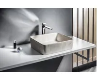 SAPHO DALMA keramické umyvadlo na desku, 48x38 cm, marfil (5)