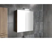 AQUALINE ANDREA LED svítidlo, 5 W, 284x32x134 mm, IP44, chrom (3)