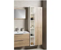 SAPHO ESPACE skříňka 35x172x32cm, 2x dvířka, levá/pravá, dub alabama (5)