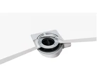 POLYSAN FLEXIA vaničkový sifon, průměr 90mm, DN40, kruhová krytka bílá (5)