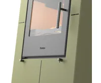 HS Flamingo Krbová kamna FLAMINGO ® EVENES olivová (9)