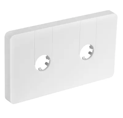 AQUALINE Q-START krycí rozeta pro středové připojení, bílá