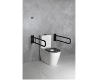 SAPHO MEDIC WC kombi, zvýšený sedák, Rimless, spodní/zadní odpad, bílá (13)