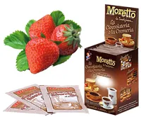 Horká čokoláda Moretto - Jahodová 30g (1)