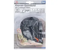 BGS Pás upínací 25 mm x 5.0 m, ráčnový, 2 háky (2)