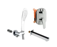 Vanový set s dvoucestnou podomítkovou bateríí