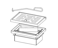 ROMOTOP Sestava roštu (H3 ROST 03) (dříve H3 ROST 04) ROMOTOP Sestava roštu (H3 ROST 03) (dříve H3 ROST 04)