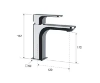 SAPHO SPY stojánková umyvadlová baterie, zlato (6)