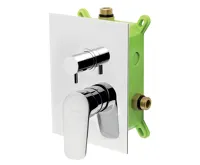 NOVASERVIS Podomítková baterie s boxem Titania Pure, 2 vývody - BOX90351R,0