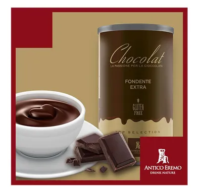 Horká čokoláda Antico Eremo - Dárkové balení Hořká 750g