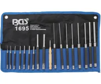 BGS Vyrážeče 1,5-9,5 mm, délka 100-150-200 mm, 18 dílů BGS Vyrážeče 1,5-9,5 mm, délka 100-150-200 mm, 18 dílů