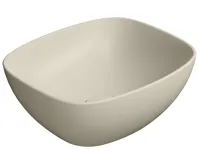 GSI NUBES keramické umyvadlo na desku 40x35cm, creta mat GSI NUBES keramické umyvadlo na desku 40x35cm, creta mat