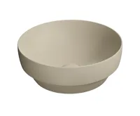 GSI PURA keramické umyvadlo na desku, průměr 40cm, creta mat GSI PURA keramické umyvadlo na desku, průměr 40cm, creta mat