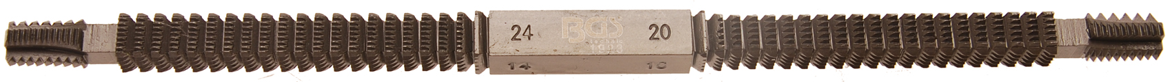 Bgs pilník závitový sae 10" - 24"