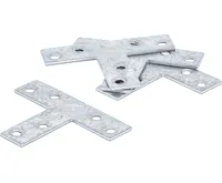 BGS Plech spojovací ve tvaru T, 70 x 50 x 16 mm, sada 4 dílů