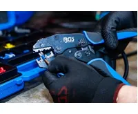 BGS Kleště konektorové ráčnové, 2 čelisti, 1000ks konektorů (6)