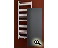 Koupelnový radiátor PMH horizontální PEGASUS PGLSS 1208x500 mm, Karáčovaná nerez (4)