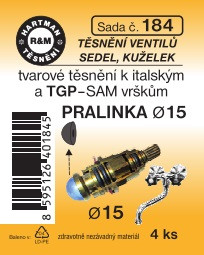 Hartman sada č. 184: sada vršku bater.tgp-sam - pr.15 - 4x4878