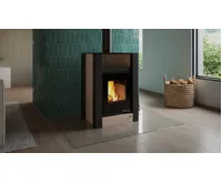 HS Flamingo Krbová kamna AQUAFLAM VARIO ® LEND 11kW krémová (teplovzdušná verze) (21)