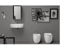 KERASAN FLO WC mísa stojící, 36x51,5cm, spodní/zadní odpad, bílá (5)