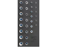 BGS Modul - hlavice nástrčné 1/4&quot;+1/2&quot;, 29 dílů