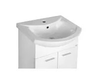 AQUALINE ZOJA umyvadlová skříňka 50,5x74x30cm, bílá (1)