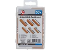 BGS Sada dřevěných kolíků, O 5 - 10 mm, 53dílná. (2)