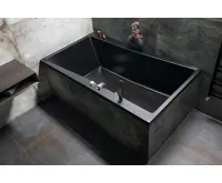 SAPHO INFINITI dvouprvková páková baterie na okraj vany, chrom (3)