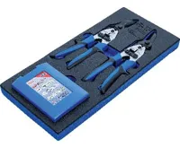 BGS Modul - nůžky na plech L+P, kónické vrtáky 3 díly (1)