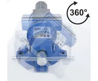 BGS Paralelní svěrák,  Upínací čelisti 100 mm,  otočné o 360° - BGS 70965 (6)
