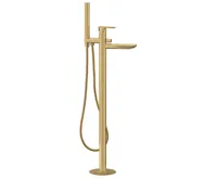 SAPHO SPY vanová baterie s připojením do podlahy, zlato mat