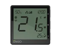 ENGO Controls Termostat Fan Coil  EFAN-24B, WIFI, ENGO Smart , TUYA, černá ENGO Controls Termostat Fan Coil  EFAN-24B, WIFI, ENGO Smart , TUYA, černá