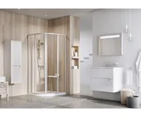 Ravak sprchový kout čtvrtkruh SKCP4-80 bílá+pearl (5)