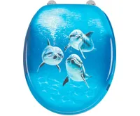 AQUALINE FUNNY WC sedátko s potiskem delfíni (3)