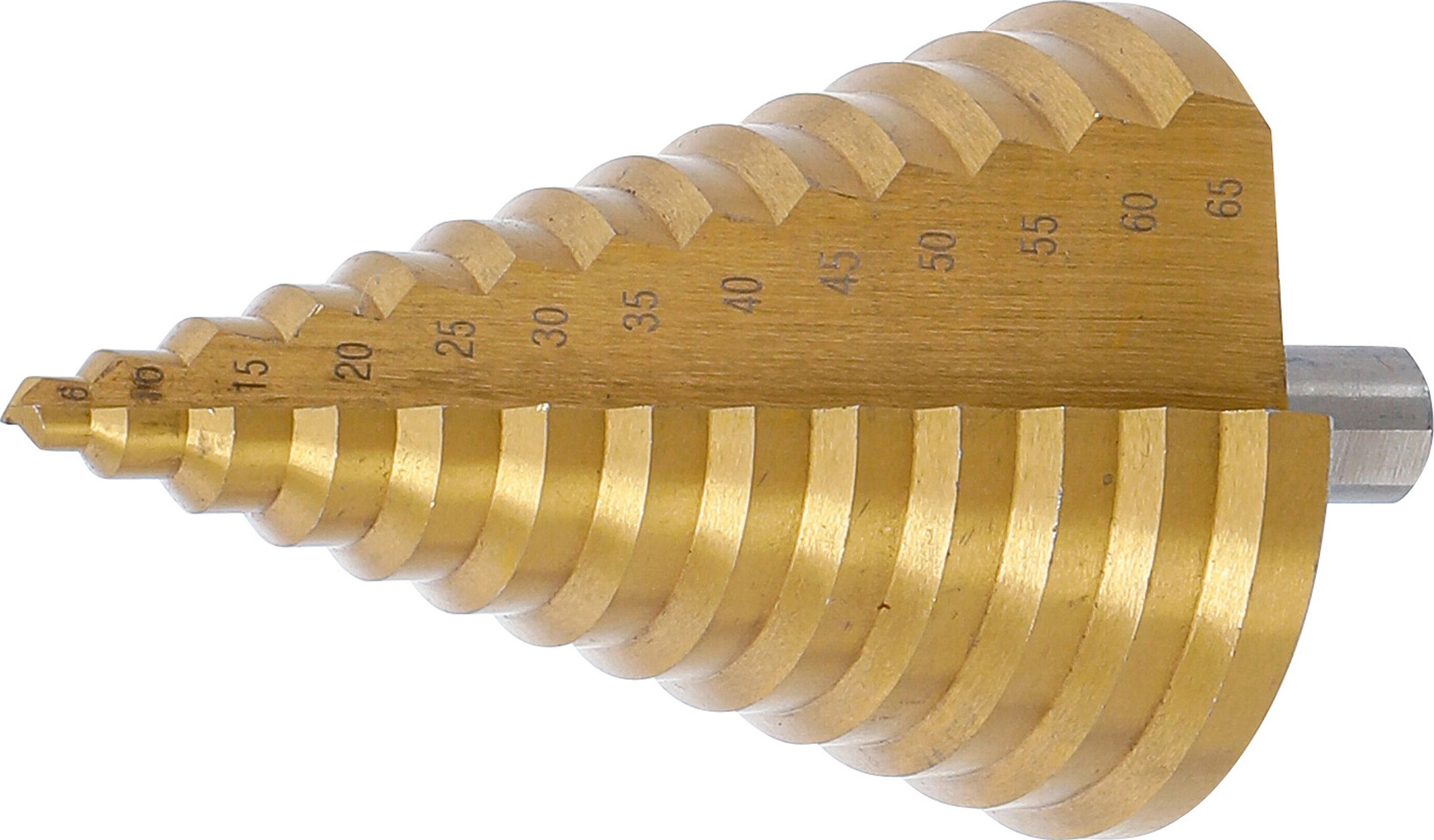 Bgs kónický vrták,  s titanovým povrchem,  o 6 - 65 mm - bgs 74433