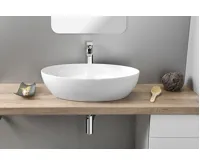 GSI PURA keramické umyvadlo na desku 60x42cm, bílá ExtraGlaze (5)