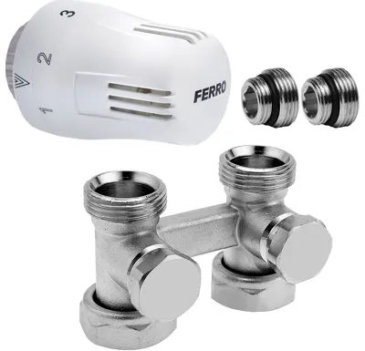 NOVASERVIS Sada s termostatem spodní přímá 1/2" - ZTV01