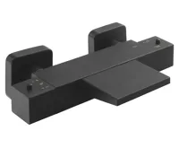 SAPHO DIMY nástěnná vanová termostatická baterie, kaskáda, černá mat