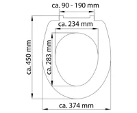 Schütte WC sedátko ROUND DIPS| Duroplast HG,  Duroplast, Soft Close (7)
