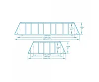 Bestway Bazén Power Steel Frame 4,88 x 2,44 x 1,22 m - 56671 (3)