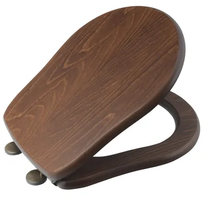 KERASAN RETRO WC sedátko, ořech/bronz