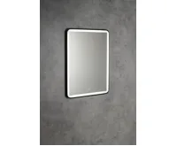 AQUALINE SWIDA zrcadlo s LED osvětlením 60x80cm, dotykový senzor, stmívatelné, černá mat (4)